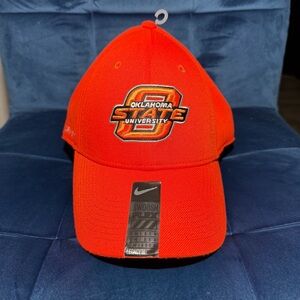 Nike Oklahoma State Cowboys Orange Hat Cap Swoosh Flex Dri-fit Unisex 2012 1 Sz